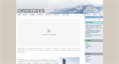 Desktop Screenshot of ordecsys.com